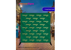 Custom Step & Repeat Vinyl Banner Printing for Events & Promotions