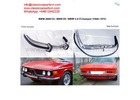 BMW 2800CS bumpers new (1968-1975) by stainless steel