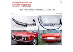 BMW 2800CS bumpers new (1968-1975) by stainless steel